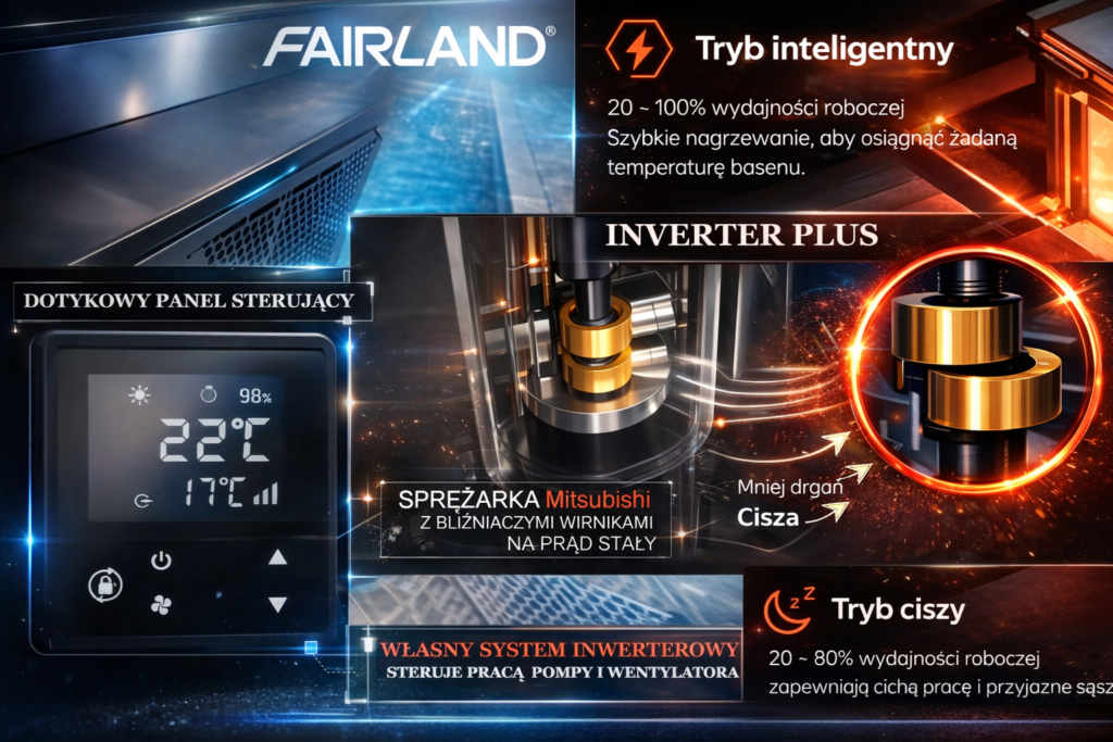 Fairland inverter plus funkcje